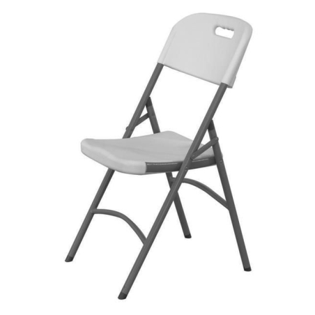 Chaise Traiteur Pliante AmerBox Blanche 175 kg (540x440x(H)840mm) - Hendi