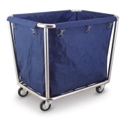 Chariot &agrave; Linge Professionnel AmerBox Inox avec Sac Amovible 900x650x850mm - Hendi