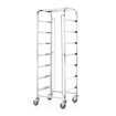 Chariot de lavage professionnel 7 niveaux pour casiers 500x500mm, charge 100kg - Hendi