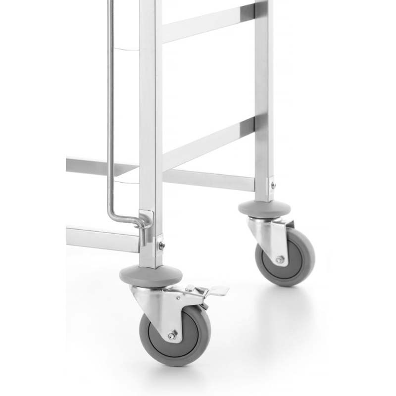 Chariot de lavage professionnel 7 niveaux pour casiers 500x500mm, charge 100kg - Hendi