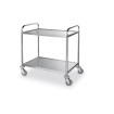 Chariot de Service Inox 2 Plateaux Anti-Bruit 905x585mm - Hendi