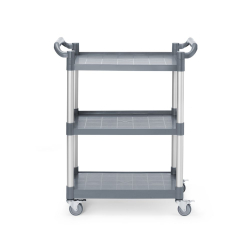 Chariot de service polypropyl&egrave;ne 3 &eacute;tag&egrave;res petit AmerBox 800x420x(H)945mm - Hendi