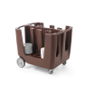Chariot porte-assiettes AmerBox, Poly&eacute;thyl&egrave;ne, 300 Assiettes &Oslash;115-330mm - Hendi