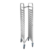 Chariot porte-plateaux embo&icirc;table professionnel 15 x GN 1/1, capacit&eacute; 150kg - Hendi