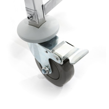 Chariot porte-plateaux professionnel GN 1/1, 7 niveaux, avec plan de travail - Hendi