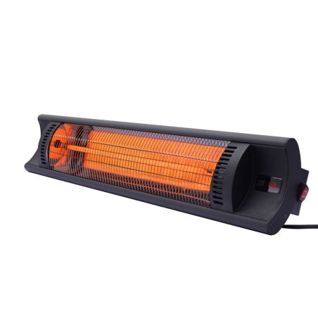 Chauffage de Terrasse Infrarouge Mural Bola 2500W Noir - Hendi