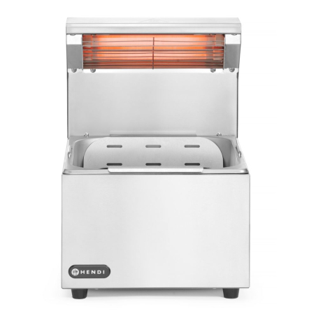 Chauffe-Frites Professionnel Infrarouge Acier Inoxydable GN 1/2 - Hendi