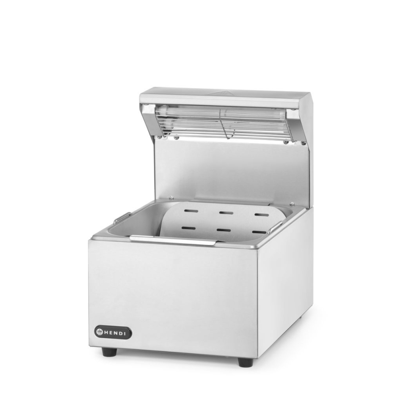 Chauffe-Frites Professionnel Infrarouge Acier Inoxydable GN 1/2 - Hendi