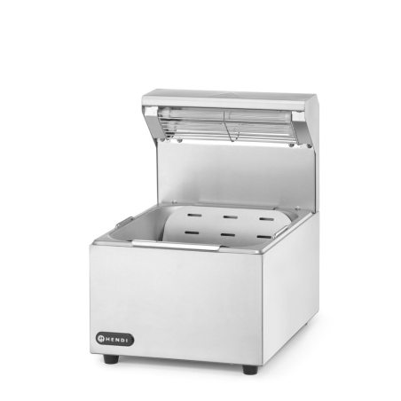 Chauffe-Frites Professionnel Infrarouge Acier Inoxydable GN 1/2 - Hendi