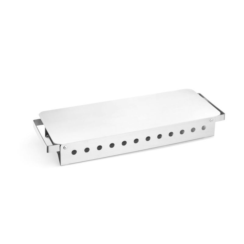 Chauffe-plat en inox avec 3 porte-bougies 450x180mm - Hendi