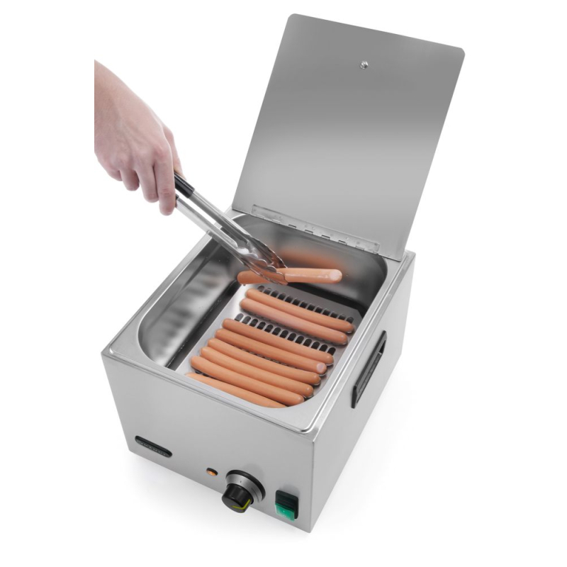 Chauffe-Saucisses &Eacute;lectrique Professionnel 10 Litres, Kitchen Line - Hendi