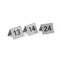 Chevalets de table num&eacute;rot&eacute;s 13-24 - Hendi