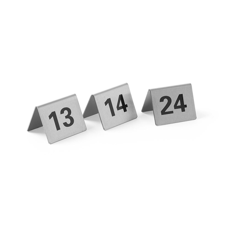 Chevalets de table num&eacute;rot&eacute;s 13-24 - Hendi