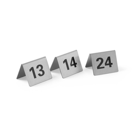 Chevalets de table num&eacute;rot&eacute;s 13-24 - Hendi
