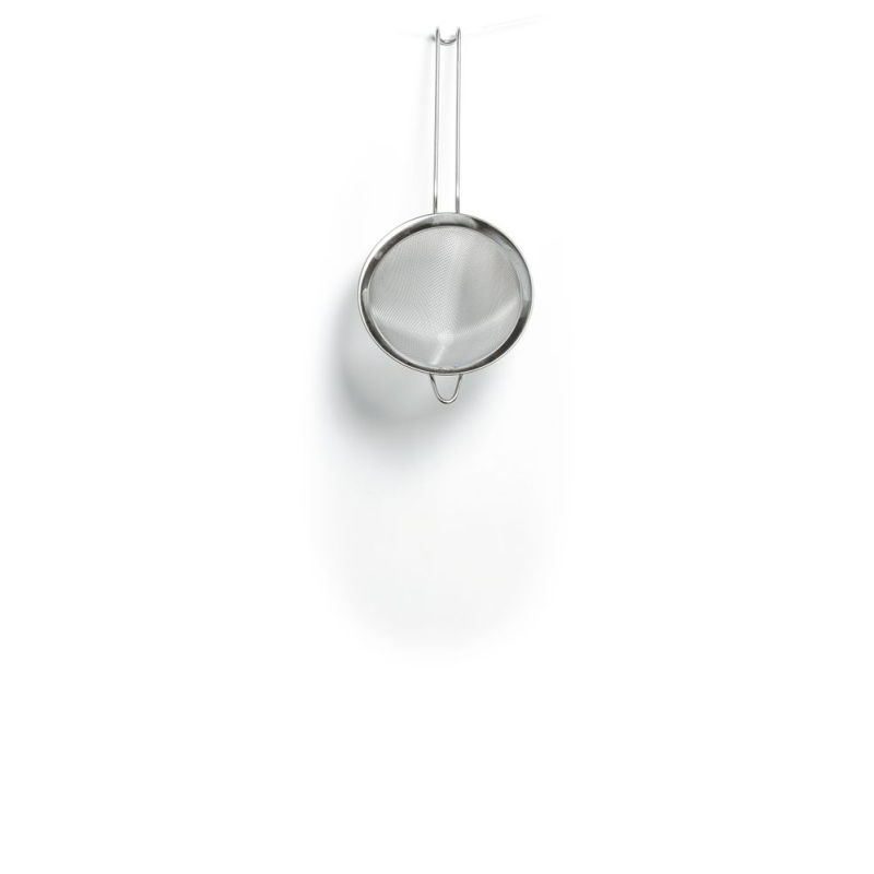 Chinois de Cuisine Professionnel &agrave; Maille Fine, Acier Inox, 415x160mm - Hendi