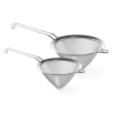 Chinois de Cuisine Professionnel &agrave; Maille Fine, Acier Inox, 415x160mm - Hendi