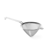 Chinois de Cuisine Professionnel &agrave; Maille Fine, Acier Inox, 415x160mm - Hendi