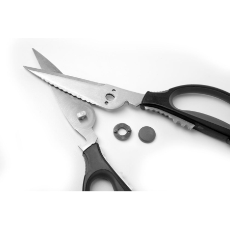 Ciseaux de cuisine professionnels d&eacute;montables inox 225mm - Hendi