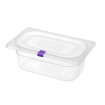Clips Couvercle Rangement Bo&icirc;tes HACCP Violet - 12 Unit&eacute;s - Hendi