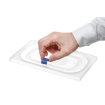 Clips de Couvercle pour Bo&icirc;tes de Stockage HACCP, Bleu, 12 unit&eacute;s - Hendi