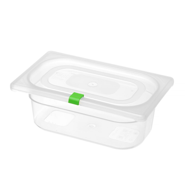 Clips de Couvercle Vert pour Bo&icirc;tes de Stockage HACCP (Lot de 12) - Hendi