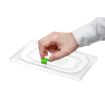 Clips de Couvercle Vert pour Bo&icirc;tes de Stockage HACCP (Lot de 12) - Hendi
