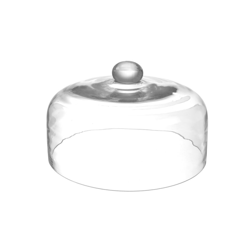 Cloche en Verre pour Fumoir Professionnel, Pr&eacute;sentation Spectaculaire, ⌀275x(H)140mm - Hendi