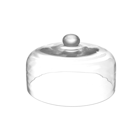 Cloche en Verre pour Fumoir Professionnel, Pr&eacute;sentation Spectaculaire, ⌀275x(H)140mm - Hendi