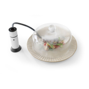 Cloche en Verre pour Fumoir Professionnel, Pr&eacute;sentation Spectaculaire, ⌀275x(H)140mm - Hendi