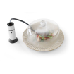 Cloche en Verre pour Fumoir Professionnel, Pr&eacute;sentation Spectaculaire, ⌀275x(H)140mm - Hendi