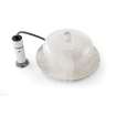 Cloche en Verre pour Fumoir Professionnel, Pr&eacute;sentation Spectaculaire, ⌀275x(H)140mm - Hendi
