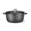 Cocotte antiadh&eacute;sive aluminium moul&eacute;, 9L, induction et four 250&deg;C - Hendi
