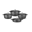 Cocotte en aluminium moul&eacute; antiadh&eacute;sif PTFE, 7L, compatible induction et four 250&deg;C - Hendi