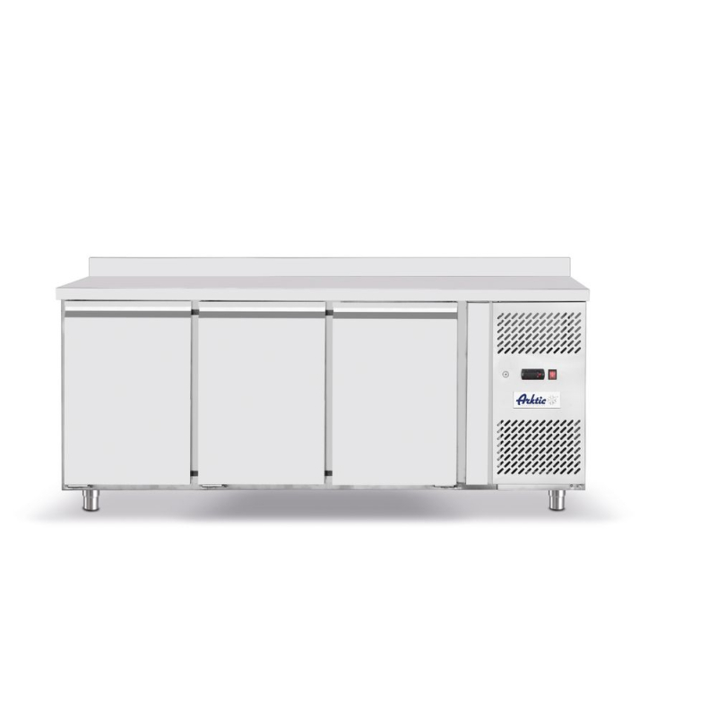 Cong&eacute;lateur Comptoir Professionnel 3 Portes, 420L, Profi Line - Hendi