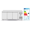 Cong&eacute;lateur Comptoir Professionnel 3 Portes, 420L, Profi Line - Hendi