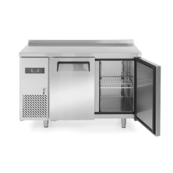 Cong&eacute;lateur Comptoir Professionnel Kitchen Line 2 Portes 220L 230V/550W (1200x600x886mm) - Hendi