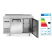 Cong&eacute;lateur Comptoir Professionnel Kitchen Line 2 Portes 220L 230V/550W (1200x600x886mm) - Hendi