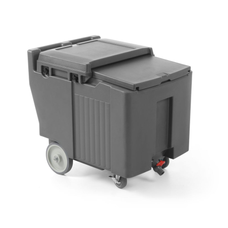 Conteneur Isotherme &agrave; Glace 110L sur Roulettes Professionnel AmerBox - Hendi