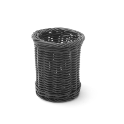 Corbeille &agrave; Couvert Noire ⌀100x120mm pour Ustensiles de Cuisine - Hendi