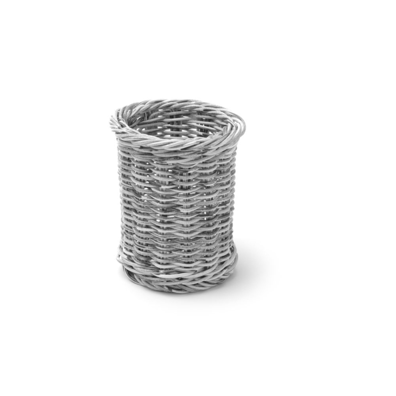 Corbeille &agrave; couvert professionnelle Gris clair ⌀100x(H)120mm - Hendi