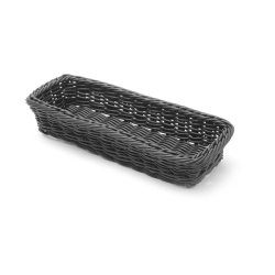 Corbeille &agrave; couverts professionnelle noire HENDI 270x100x45mm - Hendi