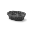 Corbeille &agrave; pain ovale noire 250x190x65mm pour buffet - Hendi