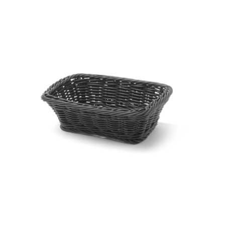 Corbeille &agrave; Pain Rectangulaire Noire 190x130x60mm - Hendi