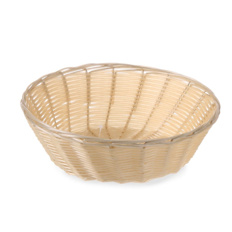 Corbeille &agrave; Pain Ronde en Poly-Rotin, &Oslash;200x(H)65mm - Hendi