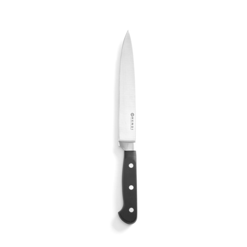 Couteau &agrave; D&eacute;couper Professionnel Kitchen Line Noir 330mm - Hendi