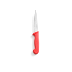 Couteau &agrave; Filet de Sole Professionnel Lame 300mm Rouge - Hendi