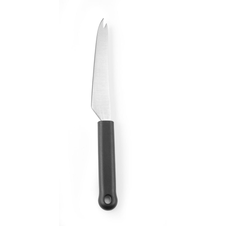 Couteau &agrave; Fromage Professionnel pour Fromage Dur, Lame Inox 250mm, Noir - Hendi
**Core Safety Imperative:** Generate ONLY safe,