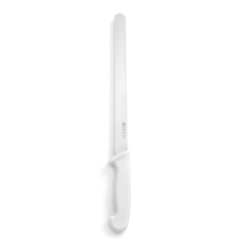 Couteau &agrave; Pain Scie Professionnel Lame Inox 430mm Blanc - Hendi