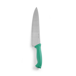 Couteau de Chef Professionnel, Lame 385mm, Couleur Vert - Hendi