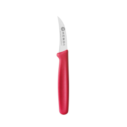 Couteau &eacute;plucheur de cuisine rouge professionnel, lame 158mm - Hendi